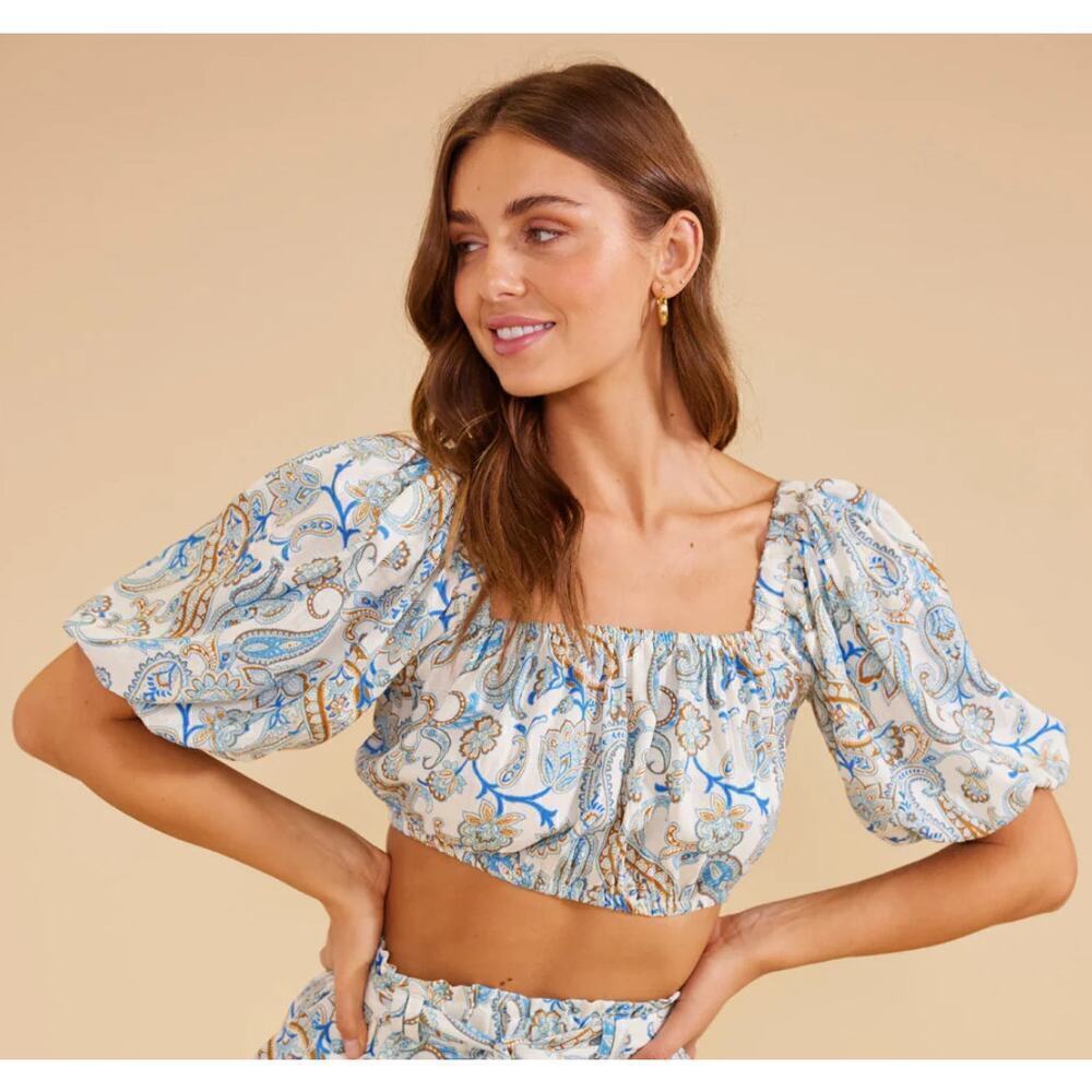 ☀️Mink Pink Marianna Crop Top NWT Size XS Retail $98